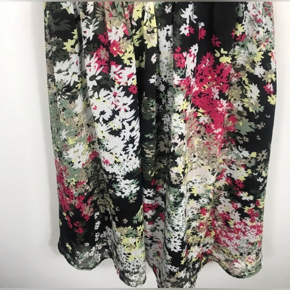 🌺 Candie’s Mini Floral Y2K Fit & Flare Summer Dress Size Medium - Picture 4 of 4